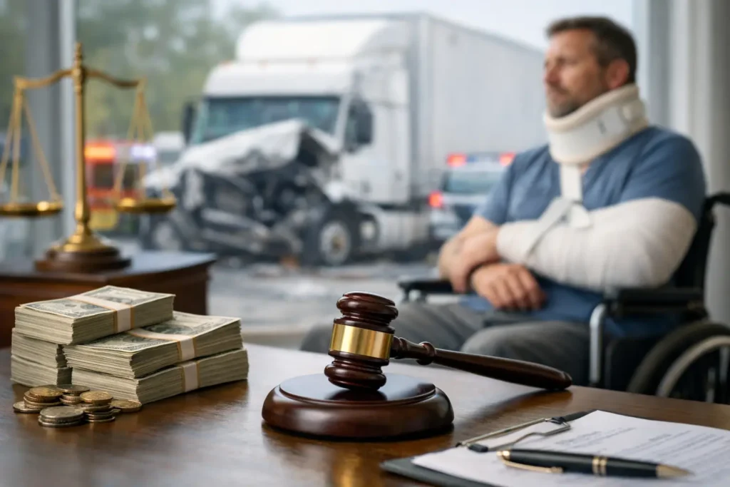 Average Settlement for Truck Accident Injury