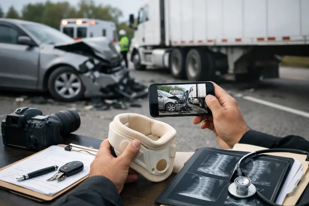 Best Evidence for a Truck Accident Injury Claim