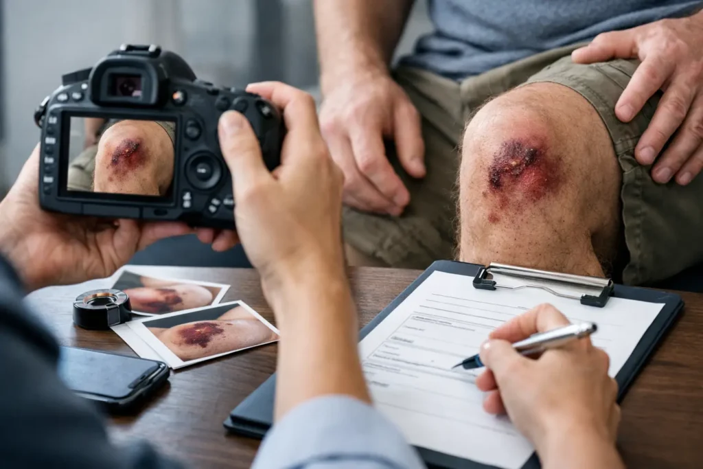 How to Document Injury Evidence Clearly