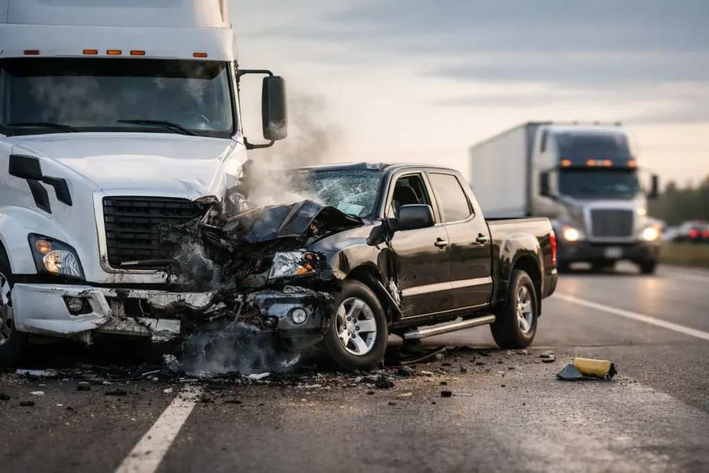 Top Causes of Truck Collisions and Liability